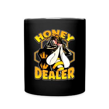 Marchand de miel Apiculteur Abeille Murmure Abeilles Abeilles Abeilles Abeille - Mug uni - noir - Devant