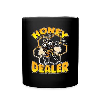 Marchand de miel Apiculteur Abeille Murmure Abeilles Abeilles Abeilles Abeille - Mug uni - noir - Devant