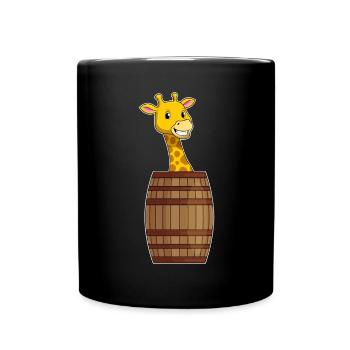 Barel de girafe - Mug uni - noir - Devant