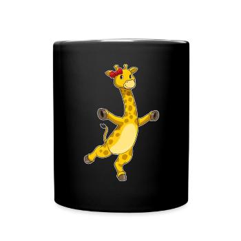 Arc en poils de girafe - Mug uni - noir - Devant