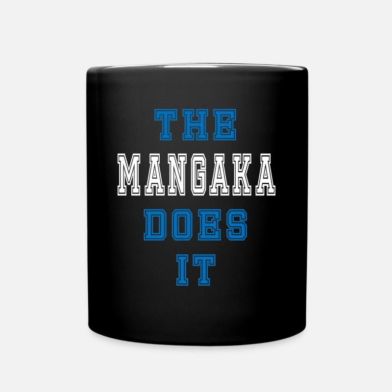 The Mangaka does it Mangaka Gift - Full Colour Mug - black