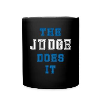 The Judge does it Richter Gift - Full Colour Mug - black - Front