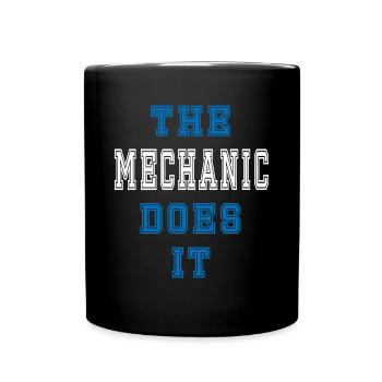 The Mechanic does it Mechanic Gift - Full Colour Mug - black - Front