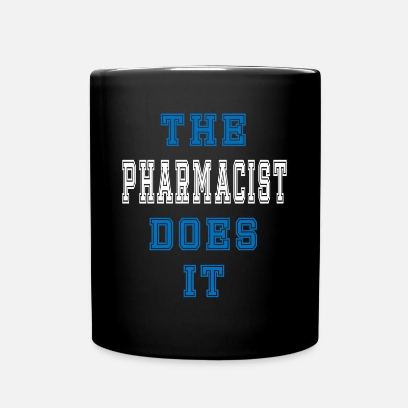 The Apotheker does it - Tasse einfarbig - Schwarz
