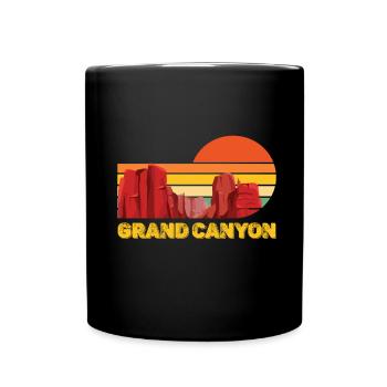 Grand Canyon Colorado Arizona Mountains Camping - Mug uni - noir - Devant