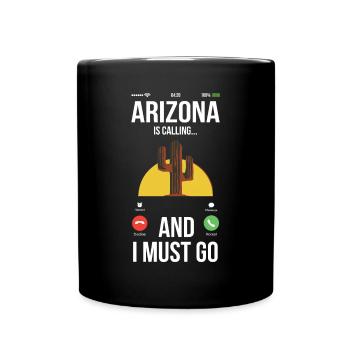 L’Arizona appelle le Grand Canyon Colorado Mountains - Mug uni - noir - Devant