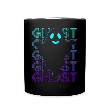 Ghost Spirit Retro - Tasse einfarbig - Schwarz - Vorne