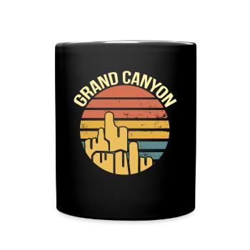 Montagnes du Grand Canyon Arizona Randonnée Colorado - Mug uni - noir - Devant