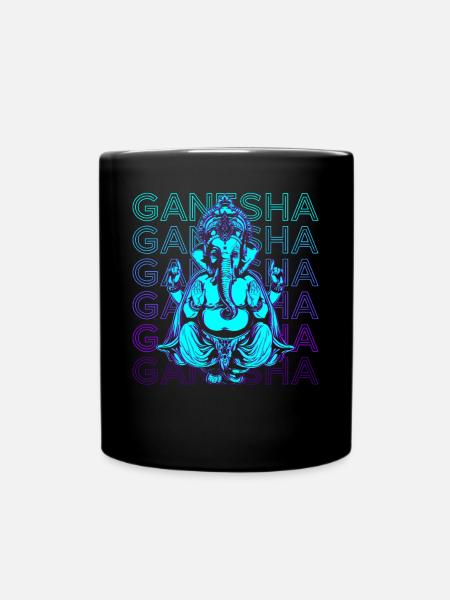 Ganesha Ancien dieu hindou Mythologie hindoue - Mug uni - noir