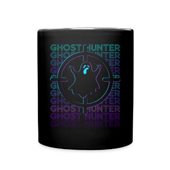 Geisterjäger Geisterjagd Retro - Tasse einfarbig - Schwarz - Vorne