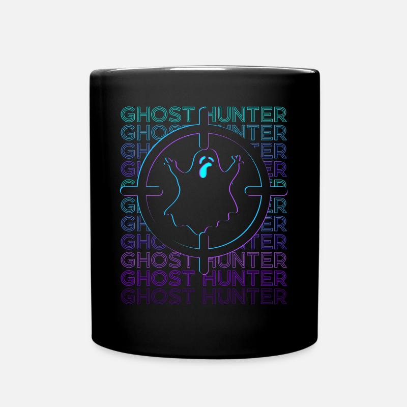 Geisterjäger Geisterjagd Retro - Tasse einfarbig - Schwarz