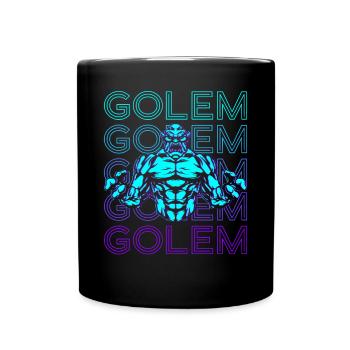 Golem Mythologie juive Yiddish Rétro - Mug uni - noir - Devant