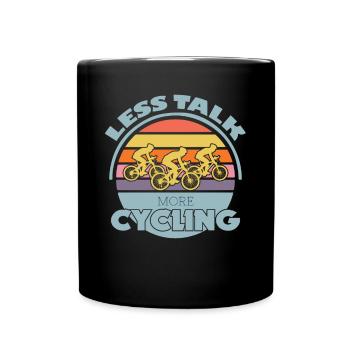 Cycling Road Bike Bike Cycling - Full Colour Mug - black - Front