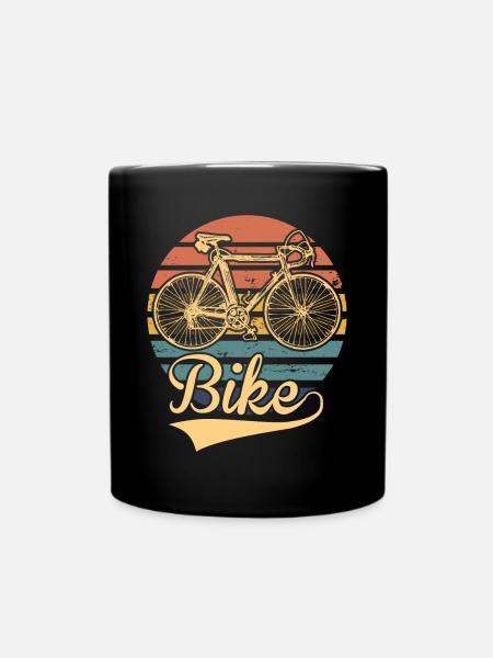 Vélo Rétro Vélo de Route Cyclisme Vélo Vélo - Mug uni - noir