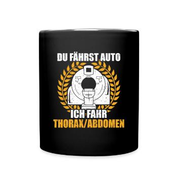 MTRA Medizinisch-Technischer Radiologie Mta - Tasse einfarbig - Schwarz - Vorne