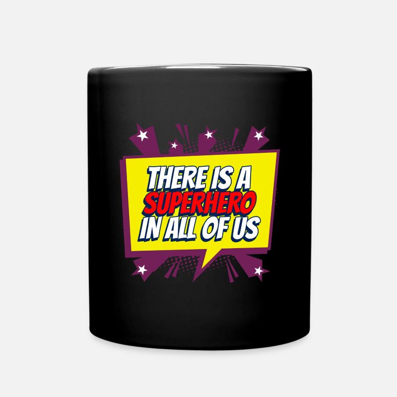 Superhéros en chacun de nous - Mug uni - noir