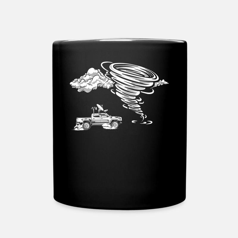 Storm Chaser Hurricane Meteorology - Tasse einfarbig - Schwarz