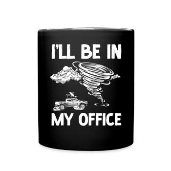 Storm Chaser Hurricane Meteorology - Tasse einfarbig - Schwarz - Vorne