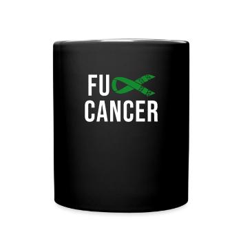 Krebs - Leber Leberkrebs - Tasse einfarbig - Schwarz - Vorne