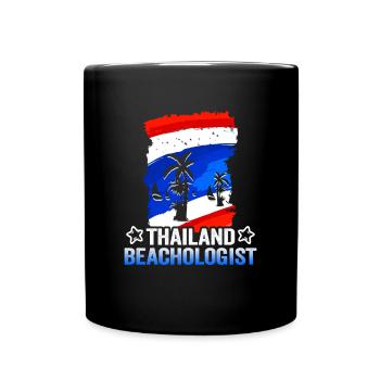 Thaïlande Beach Holiday by the Sea Design Beach Motif - Mug uni - noir - Devant