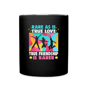 Friendship gift for good friend - Full Colour Mug - black - Front