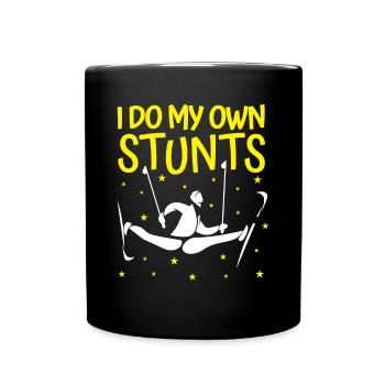 Cross-country biathlon cross-country skiers - Full Colour Mug - black - Front