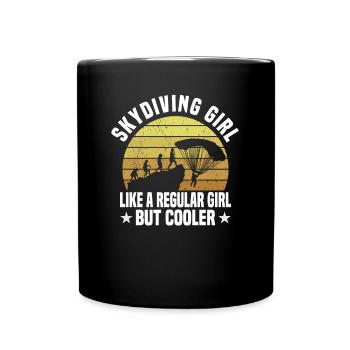 Parachutistes parachutistes - Mug uni - noir - Devant