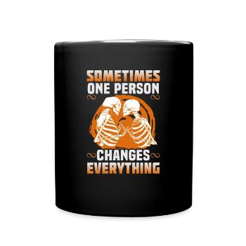 Friendship gift for good friend - Full Colour Mug - black - Front
