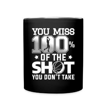 Ask Me About Basketball Actually You Don't Have To - Tasse einfarbig - Schwarz - Vorne