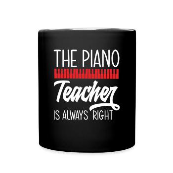 Funny Piano Player Piano Piano Pianist - Full Colour Mug - black - Front