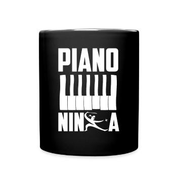 Funny Piano Player Piano Piano Pianist - Full Colour Mug - black - Front
