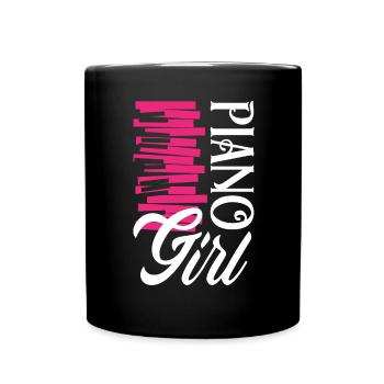 Funny Piano Player Piano Piano Pianist - Full Colour Mug - black - Front