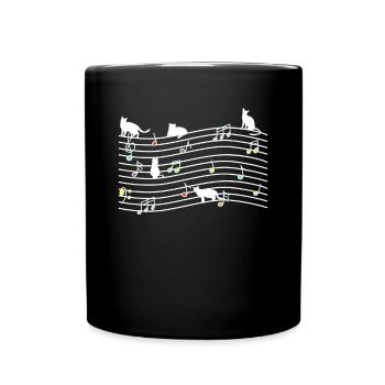 Funny Piano Player Piano Piano Pianist - Full Colour Mug - black - Front