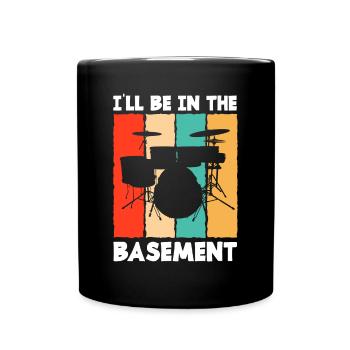 Cadeau de batteur de batterie - Mug uni - noir - Devant
