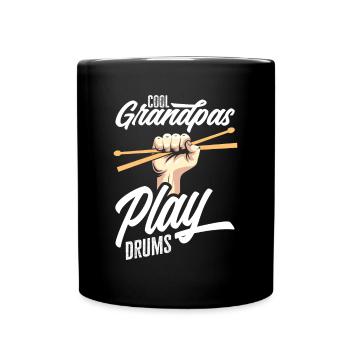 Cadeau de batteur de batterie - Mug uni - noir - Devant