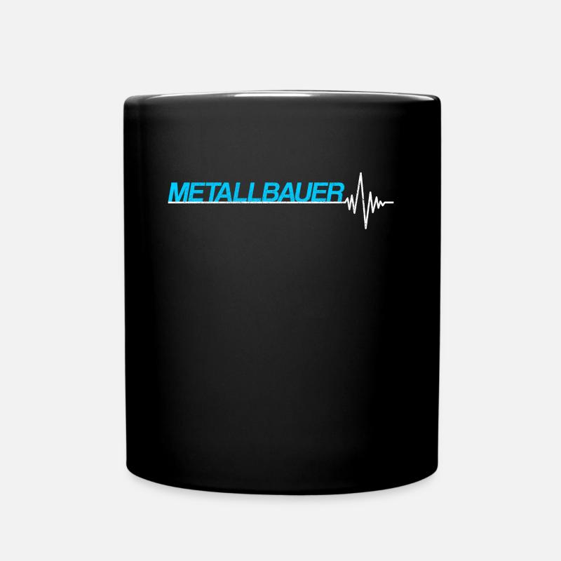 Metallbauer - Tasse einfarbig - Schwarz