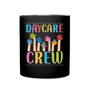 Childcare Daycare Provider Teacher - Full Colour Mug - black - Front