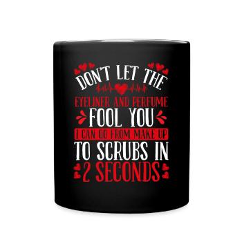 Infirmière de salle d’urgence Femmes Drôle Technicienne d’urgence - Mug uni - noir - Devant