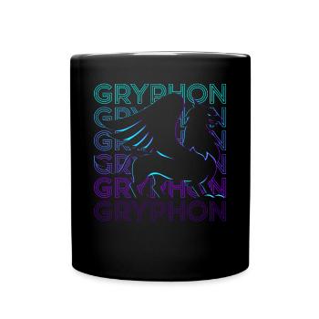 Griffon Mythologie grecque Grec ancien - Mug uni - noir - Devant