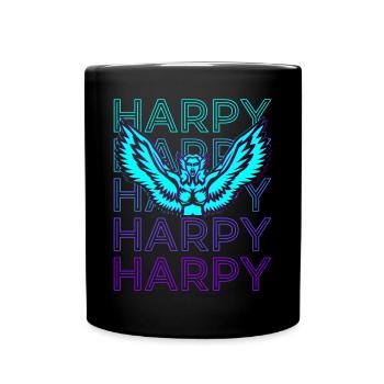 Harpie Mythologie grecque Rétro grec ancien - Mug uni - noir - Devant