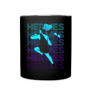 Hermes God of Speed Greek God - Full Colour Mug - black - Front
