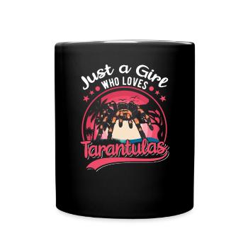 Tarantel Mädchen Tarantula Fille - Mug uni - noir - Devant