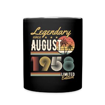 Legendary Since August 1958 Limited Edition - Tasse einfarbig - Schwarz - Vorne