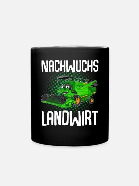 Nachwuchs Landwirt - Tasse einfarbig - Schwarz
