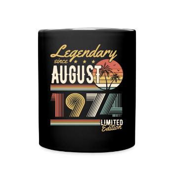 Légendaire depuis août 1974 Édition limitée - Mug uni - noir - Devant