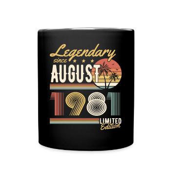 Légendaire depuis août 1981 Edition Limitée - Mug uni - noir - Devant