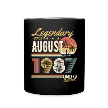 Légendaire depuis août 1987 Édition limitée - Mug uni - noir - Devant