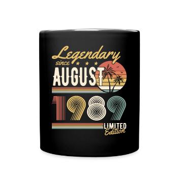 Légendaire depuis août 1989 Édition limitée - Mug uni - noir - Devant