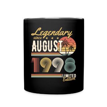 Légendaire depuis août 1998 Édition Limitée - Mug uni - noir - Devant