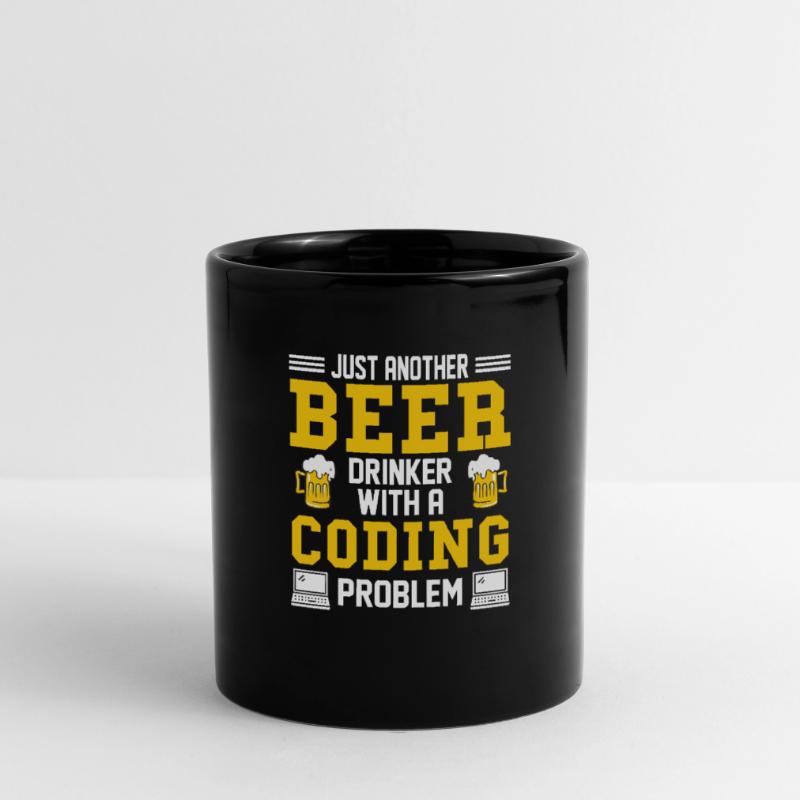 Coding Beer Programmer Coder Développeur Mug uni